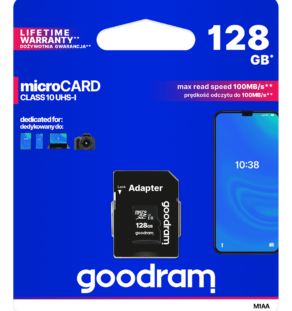 GOODRAM MicroSD+Ad 128GB Class10 UHS1