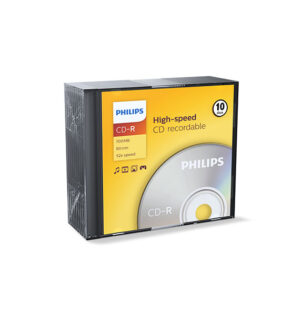 Philips  CD-R80 SLIM PACK 10 ΤΕΜ