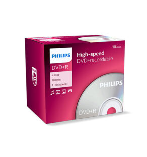 Philips  DVD+R JEWEL PACK 10 ΤΕΜ