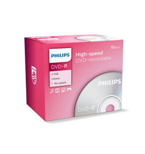 Philips  DVD-R JEWEL PACK 10 ΤΕΜ