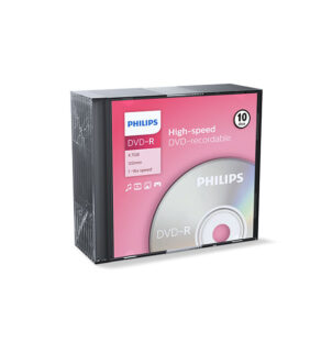 Philips  DVD-R SLIM  PACK 10 ΤΕΜ