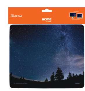 ACME PLASTIC MOUSE PAD night stars