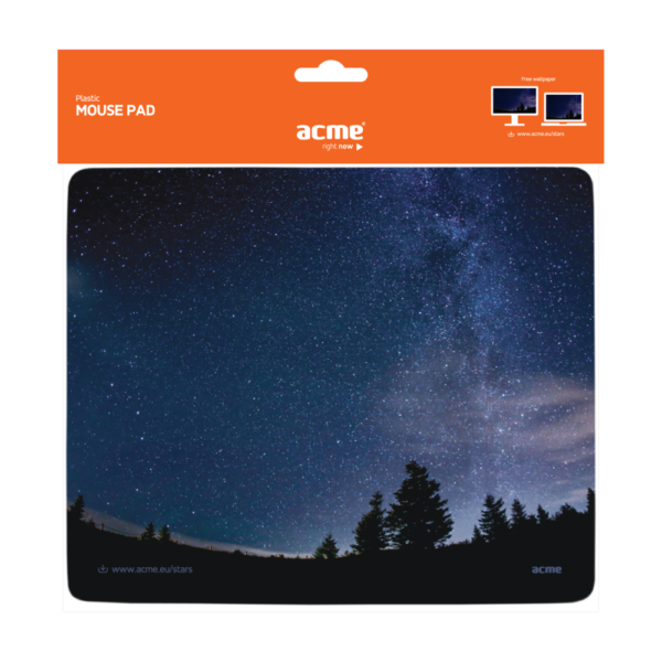 ACME PLASTIC MOUSE PAD night stars