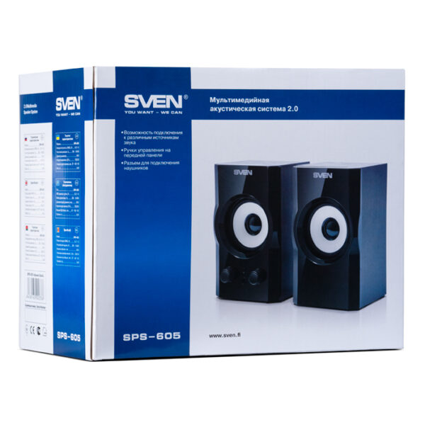 SVEN SPS-605 2.0 HXEIAMAYPO(6W220V5OHZ) - Image 2