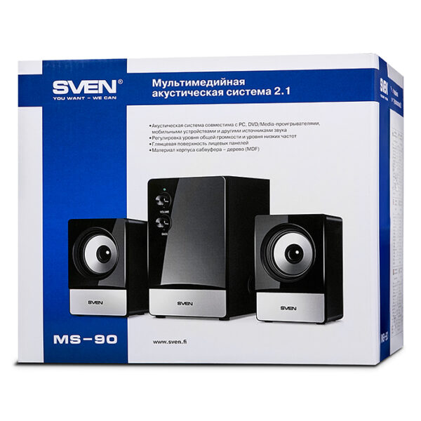 SVEN MS-90 2.1 HXEIAMAYPO(10W 220V50HZ) - Image 2