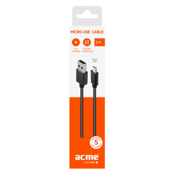 ACME CB1012 micro USB cable, 2m