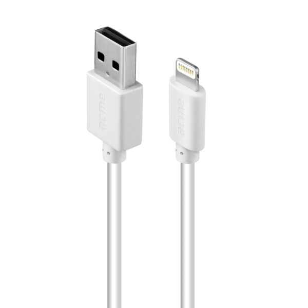 ACME CB1031W LIGHTNING USBCABLE 1mWHITE