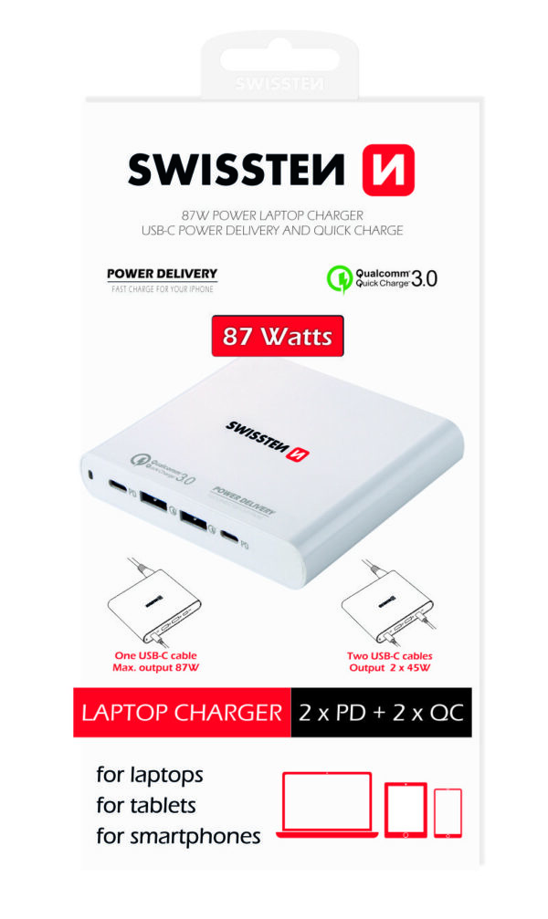 SWISSTEN ΦΟΡΤΙΣΤΗΣ 87W ΛΑΠΤΟΠ SMARTPHON - Image 2