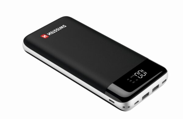 SWISSTEN POWER ΒΑΝΚ 30000mAh ΜΑΥΡΟ