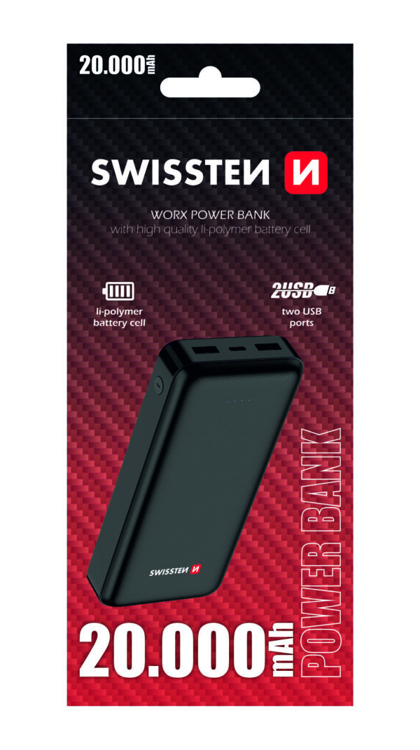 SWISSTEN WORX POWERBANK 20000 mAh - Image 2