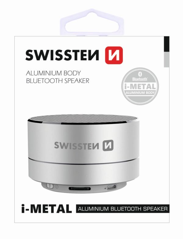 SWISSTEN BLUETOOTH SPEAKER i-METAL ΑΣΗΜ - Image 2