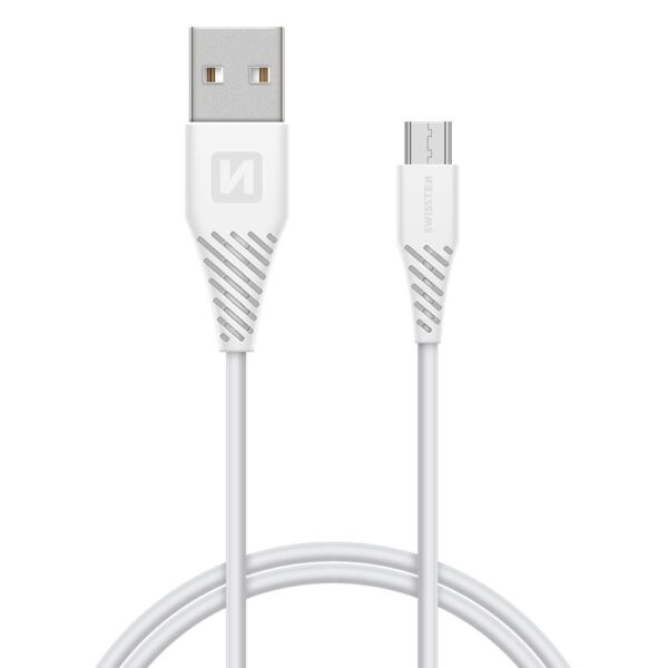 SWISSTEN MICRO USB CABLE 1,5 Μ WHITE