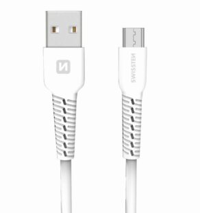 SWISSTEN MICRO USB CABLE 1Μ WHITE