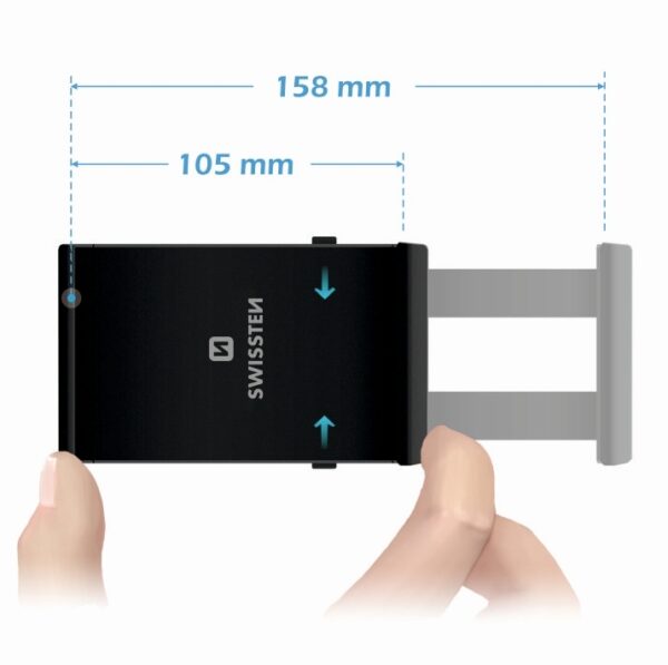 SWISSTEN S-GRIP Τ1-ΗΚ ΒΑΣΗ ΑΥΤΟΚ ΤΑΜΠΛΕ - Image 3