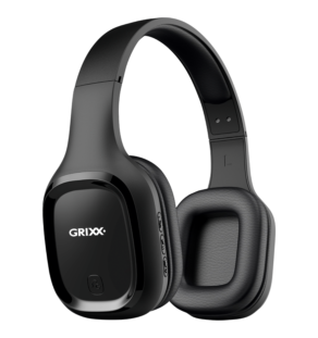 Grixx Headphones Overband Bluetooth Mαύρο