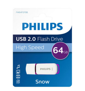 Philips USB2.0 64GB Snow EditionPurple