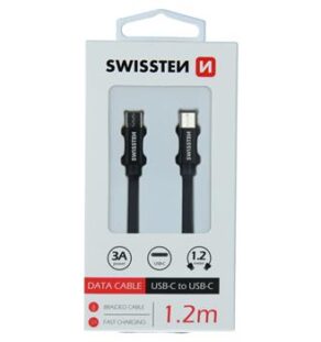 SWISSTEN ΤΥΡΕ-C/TYPE-C Καλώδιο 1.2m