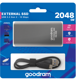 GOODRAM SSD HL-100 2ΤΒ+ΚΑΛΩΔΙΟ ΤΥΡΕ-C