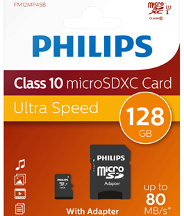 PHILIPS  MICROSD+ AD CLASS 10 U1 128GB