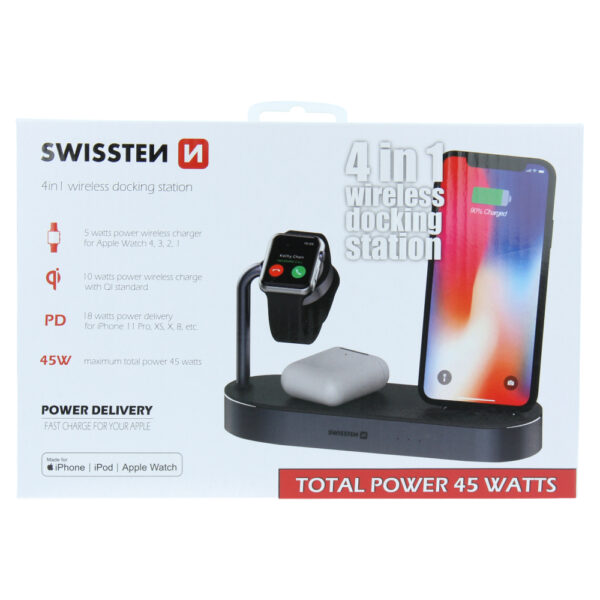 SWISSTEN 4in1 APPLEMFI WIRELESS 45WATTS - Image 5