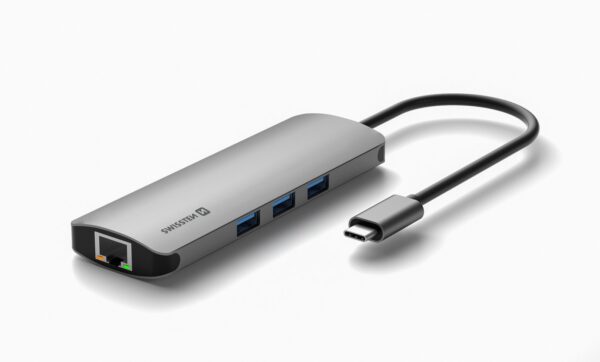 SWISSTEN USB-C HUB 8 ΙΝ 1 ΑΛΟΥΜΙΝΙΟ
