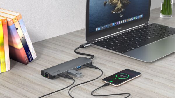 SWISSTEN USB-C HUB 8 ΙΝ 1 ΑΛΟΥΜΙΝΙΟ - Image 2