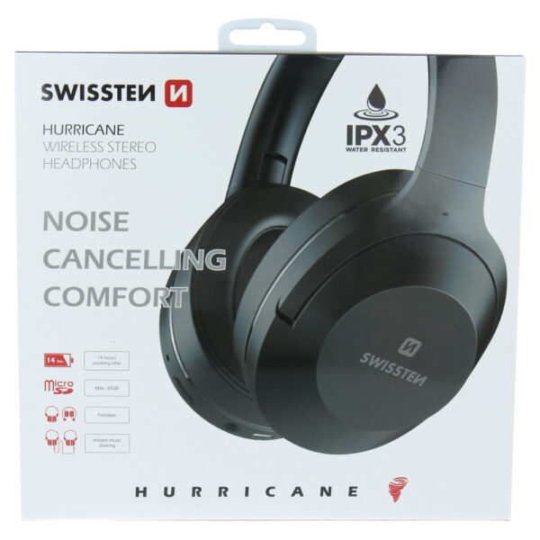 SWISSTEN Bluetooth Ακ/κά HURRICANE ΜΑΥΡ - Image 2