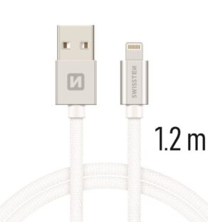 SWISSTEN LIGHTNING ΚΑΛΩΔΙΟ 1,2m ΑΣΗΜΙ