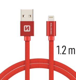 SWISSTEN LIGHTNING ΚΑΛΩΔΙΟ 1,2m Κοκκινο