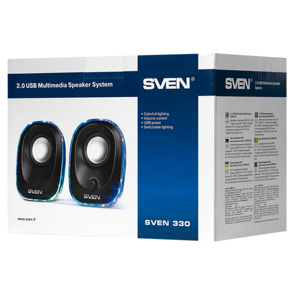 SVEN 330 ΗΧΕΙΟ ΜΑΥΡΟ USB - Image 3