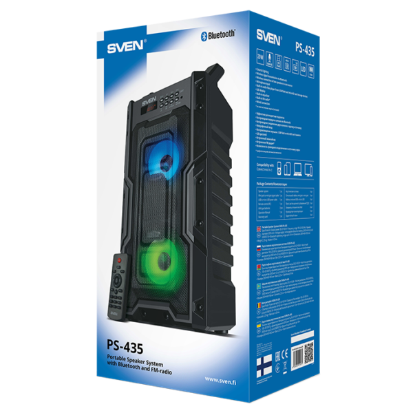 SVEN PS-435 20W BLUETOOTH ΗΧΕΙΟ,FM,USB - Image 2