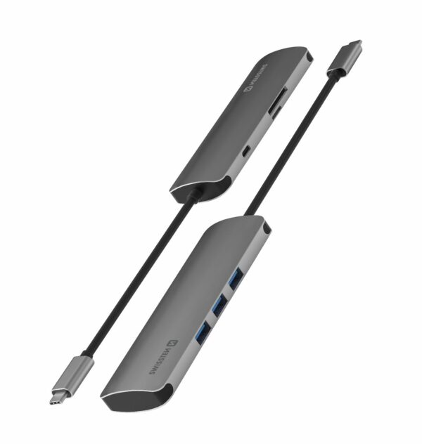 SWISSTEN USB-C HUB 6ΙΝ1 METAL - Image 3