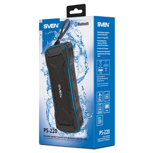 SVEN PS-220 ΗΧΕΙΟ 10W,BLUETOOTH MSD,FM - Image 3