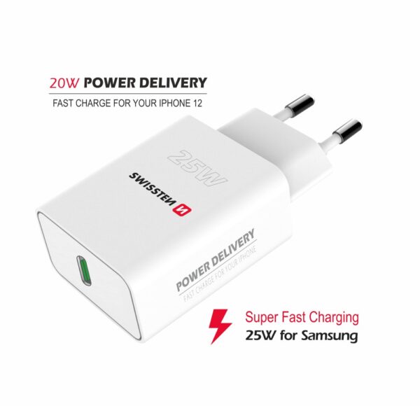 SWISSTEN ΦΟΡ/ΤΟΙΧ ΤΥΡΕ-C 25W PD 1ΘΥΡΑ - Image 3