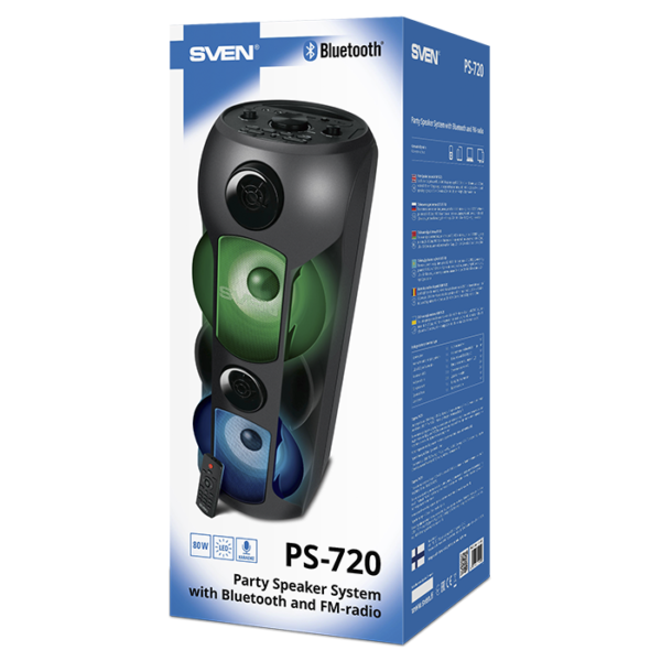 SVEN PS-720 ΗΧΕΙΟ 80W BLUETOOTH,FM,USB - Image 3