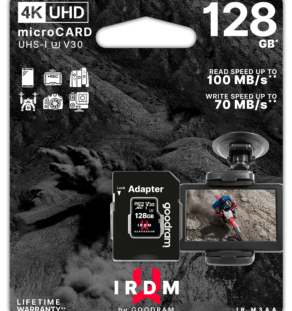 GOODRAM MicroSD+AD Class10 U3 128GB