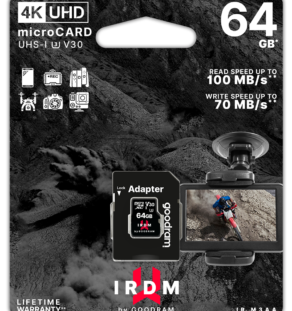 GOODRAM MicroSD+AD Class10 U3 64GB