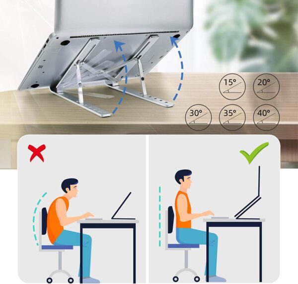 SWISSTEN ALUMINUM STAND FOR ΝΟΤΕΒΟΟΚ - Image 5