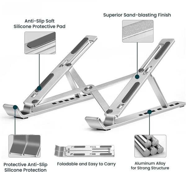 SWISSTEN ALUMINUM STAND FOR ΝΟΤΕΒΟΟΚ - Image 4