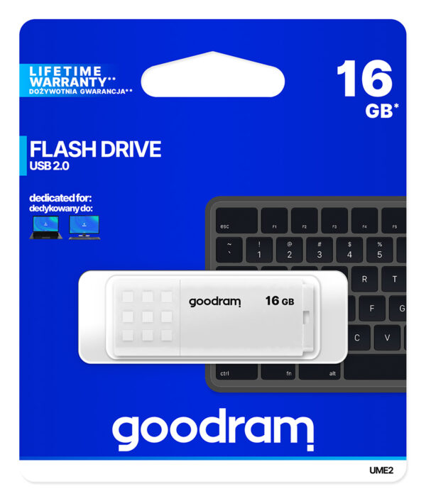 GOODRAM UME2 16GB USB 2.0 ΛΕΥΚΟ - Image 4