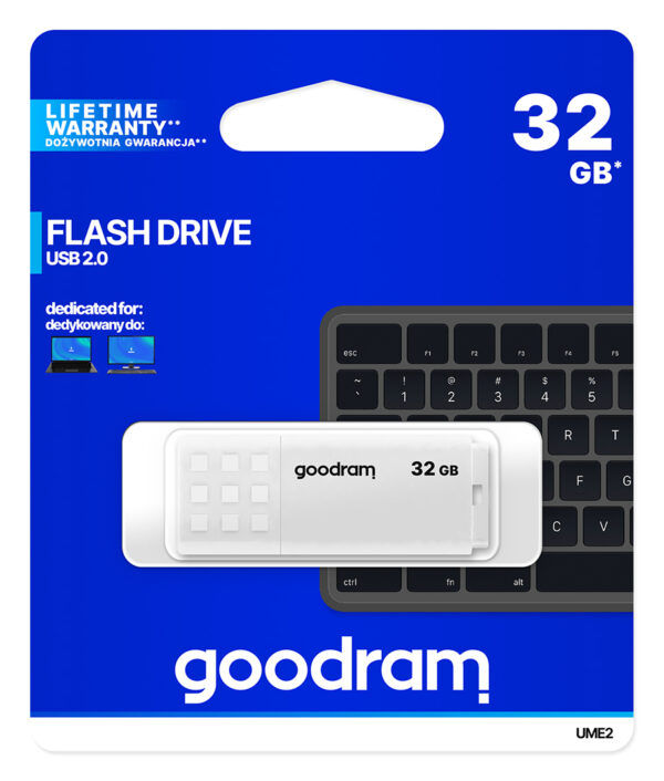 GOODRAM UME2 32GB USB 2.0 ΛΕΥΚΟ - Image 7