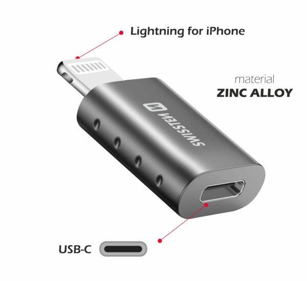 SWISSTEN ADAPTER LIGHTNING(M)/USB-C(F) - Image 4