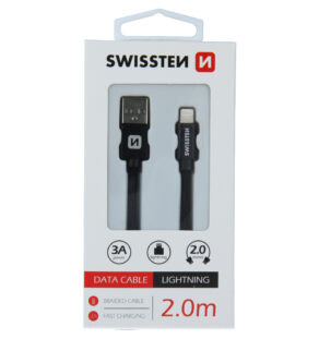 SWISSTEN ΚΑΛΩΔΙΟ USB/LIGHTNING 2.0Μ ΜΑΥ