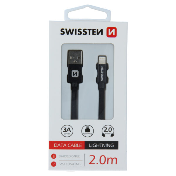 SWISSTEN ΚΑΛΩΔΙΟ USB/LIGHTNING 2.0Μ ΜΑΥ