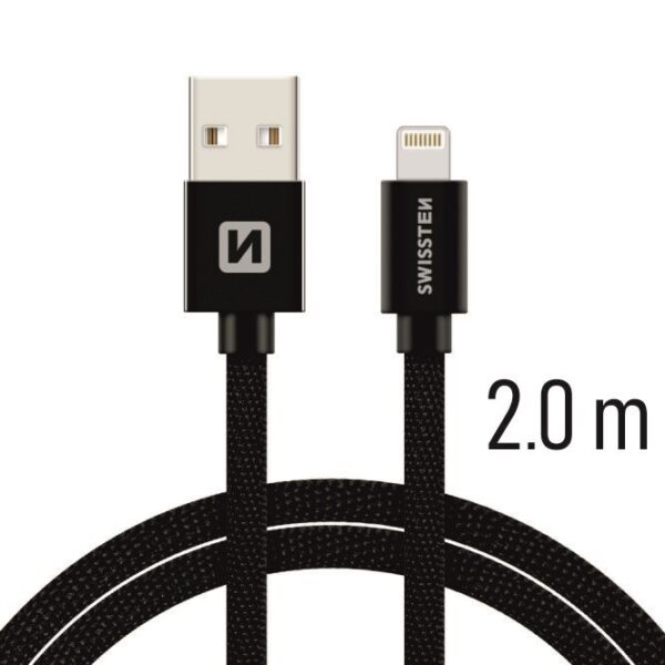 SWISSTEN ΚΑΛΩΔΙΟ USB/LIGHTNING 2.0Μ ΜΑΥ - Image 2