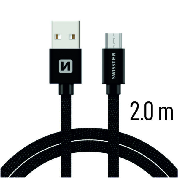 SWISSTEN ΚΑΛΩΔΙΟ USB/MICRO USB 2.0Μ ΜΑΥ - Image 3