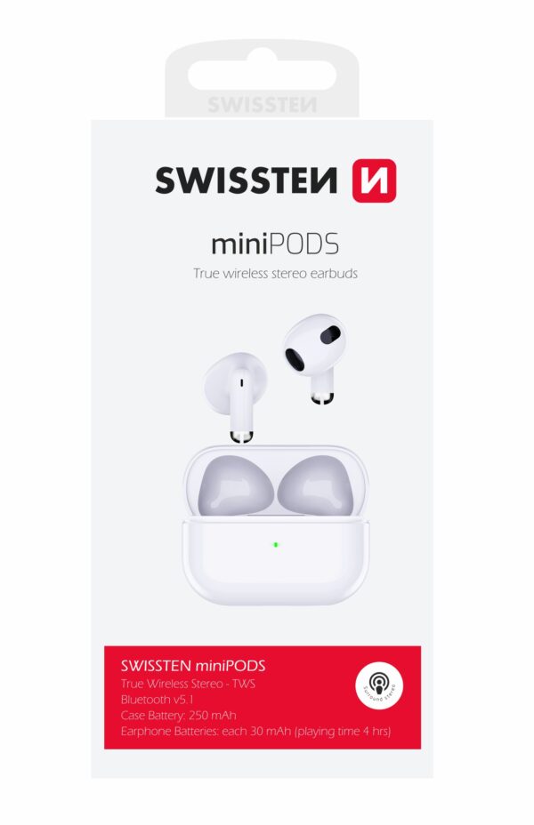 SWISSTEN TWS MINIPODS WHITE