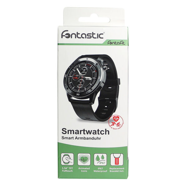 FontaFit 500CH "Teso" Smartwatch BLACK - Image 5