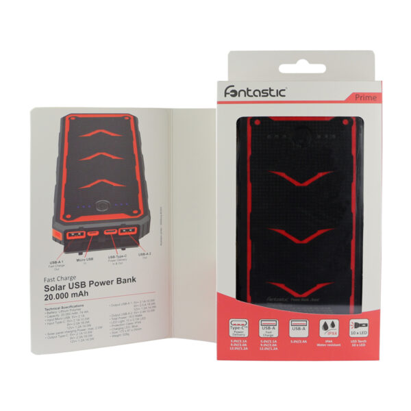 Fontastic 20000mAh SOLAR PowerBank"Xora - Image 6