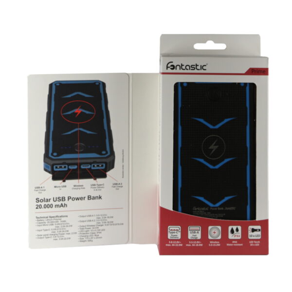 Fontastic 20000mAh SOLAR PowerBank"Xora - Image 5